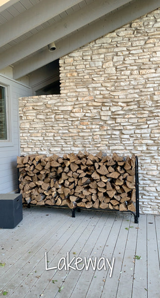 4'x 8' of Seasoned Post Oak - Split - Delivered & Stacked