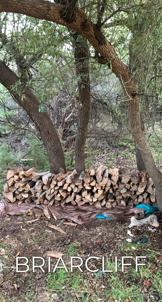 4'x 8' of Seasoned Post Oak - Split - Delivered & Stacked