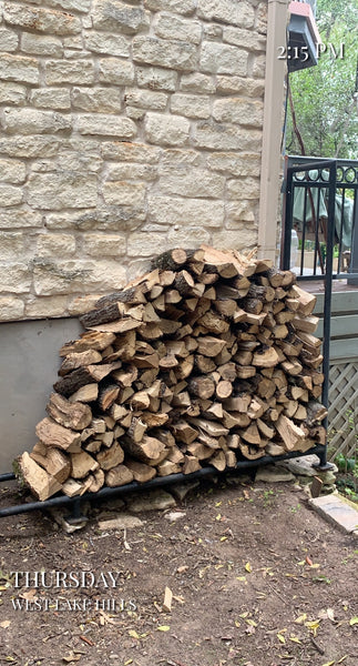 4'x 8' of Seasoned Post Oak - Split - Delivered & Stacked