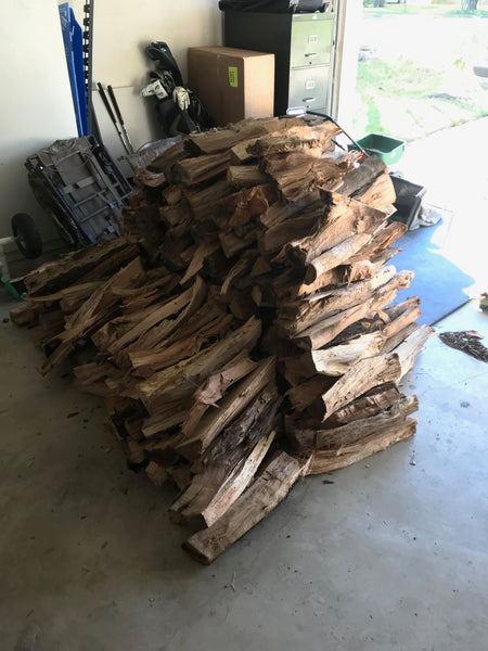 4'x 8' of Post Oak - Split - Delivered & Stacked in Austin, Texas